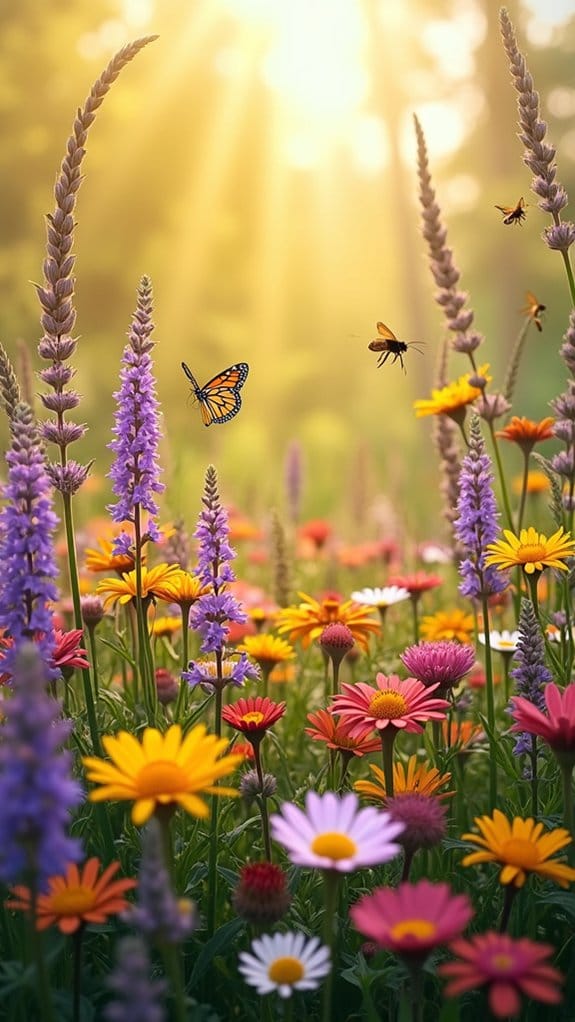 perennial flowers attract pollinators