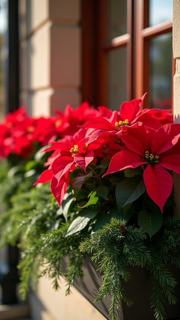 poinsettias enhance holiday charm