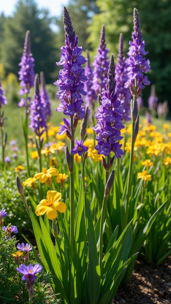 pollinator friendly iris garden design
