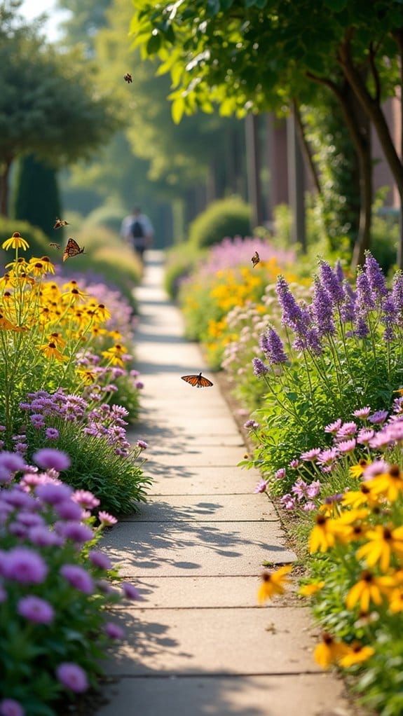 pollinator friendly native plant garden