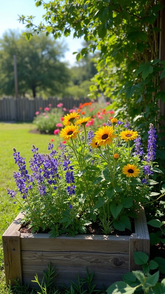 raised flower bed design