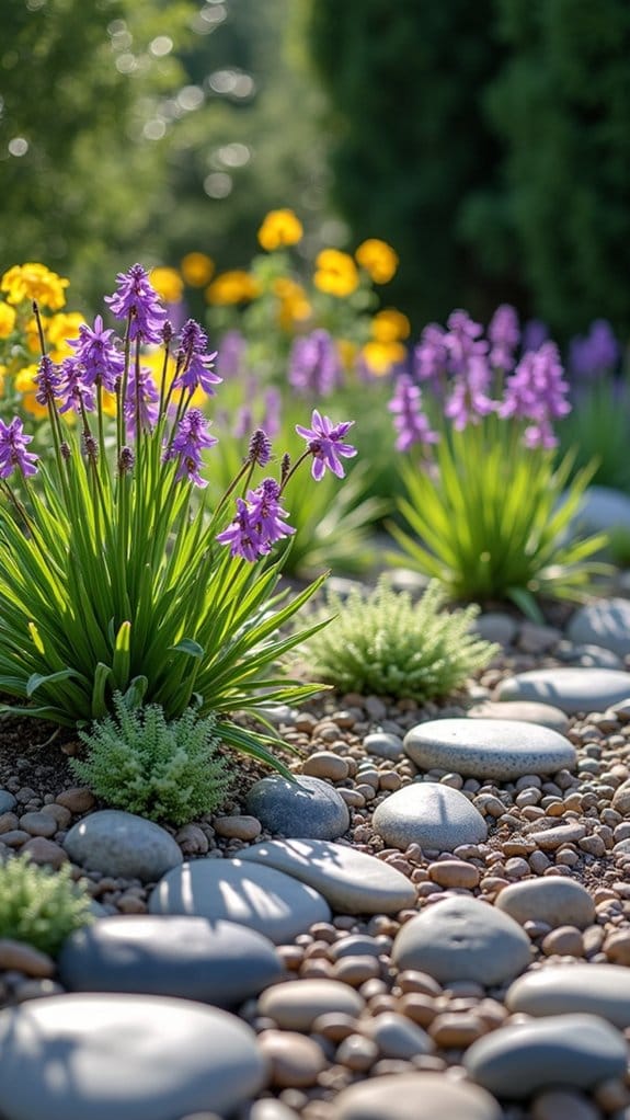 river rock mulch benefits