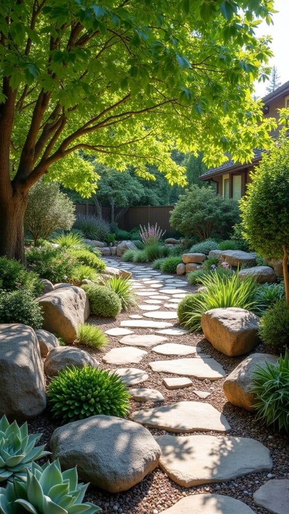 rock garden design strategies
