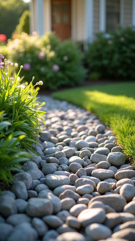 rock mulch moisture retention