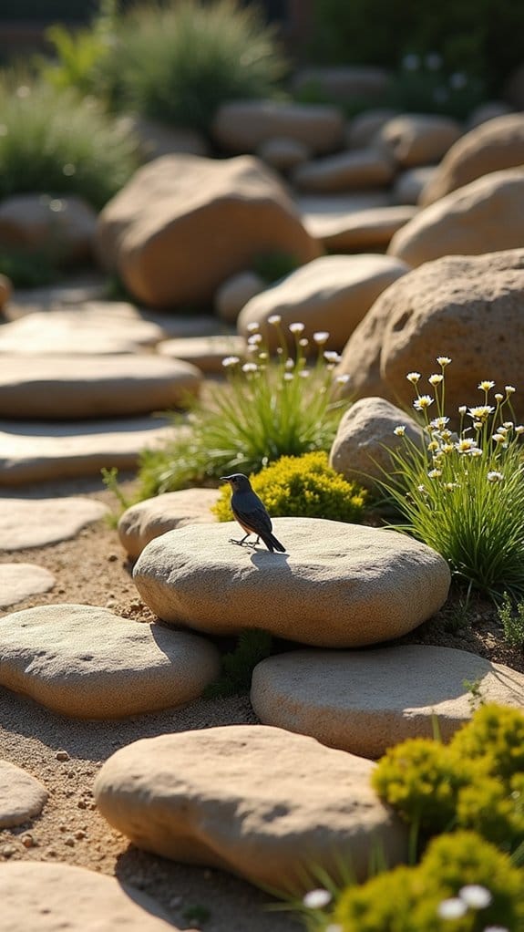 rock piles for wildlife habitat