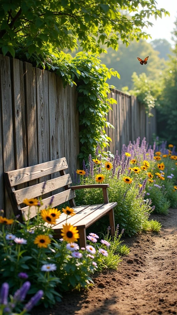 rustic backdrops for flowers