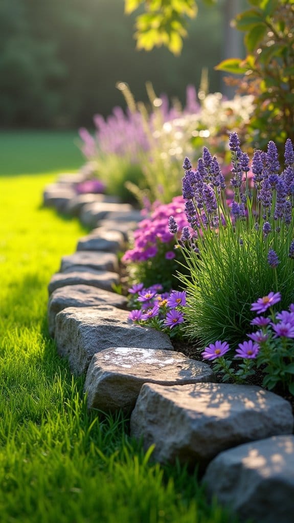rustic natural stone accents