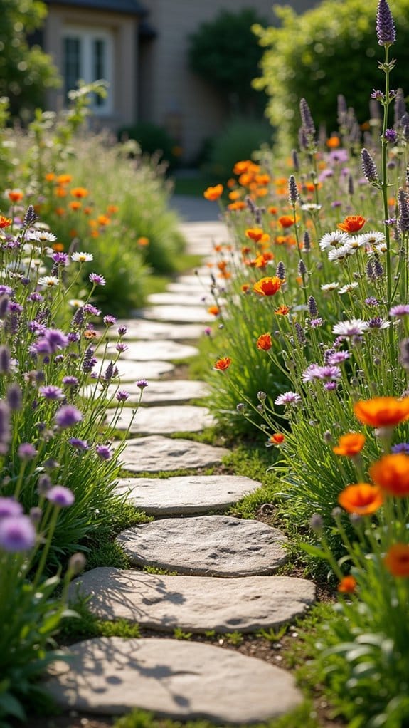 rustic stone walkway charm