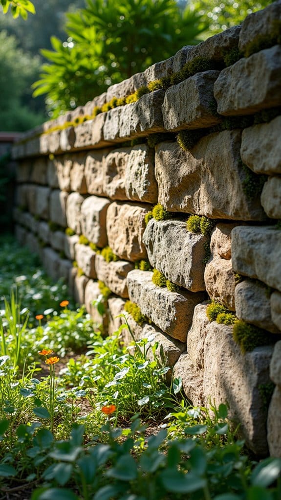 rustic tranquility with moss