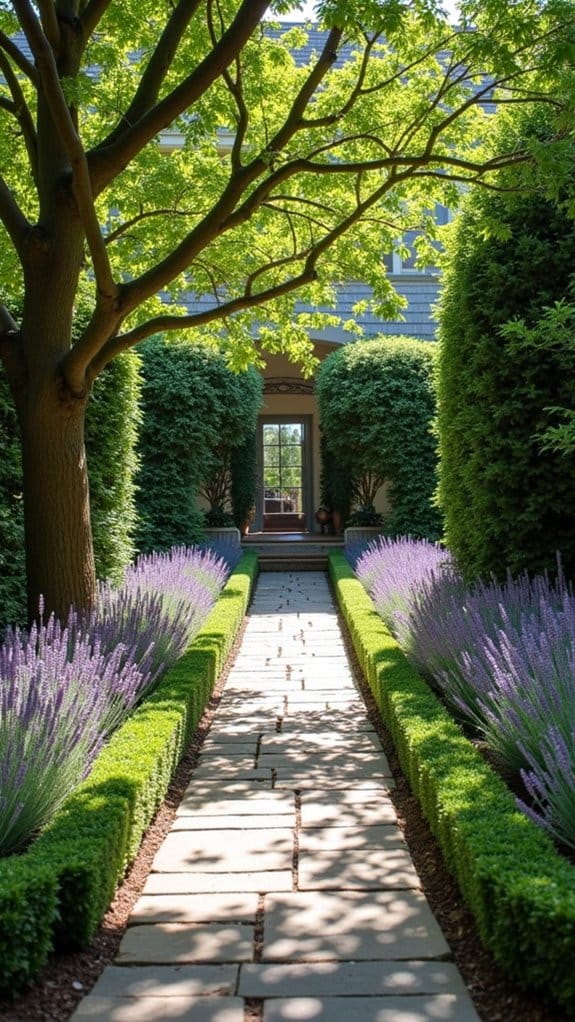 scented herb garden entrance