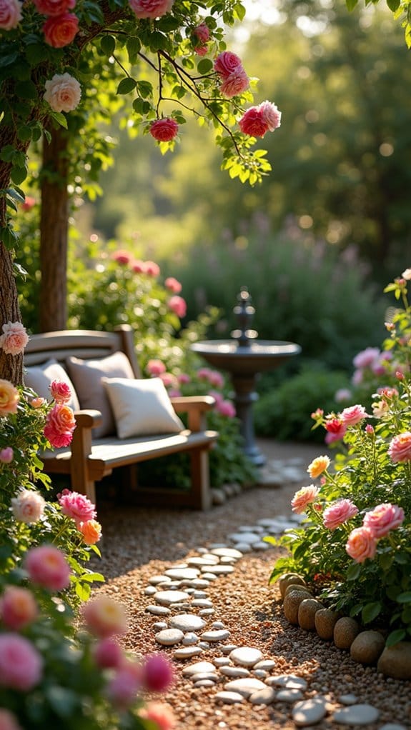 scented rose garden retreat