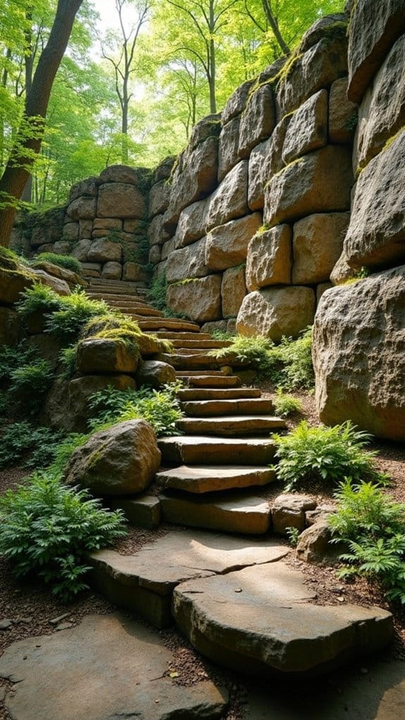 sculptural rock wall artistry
