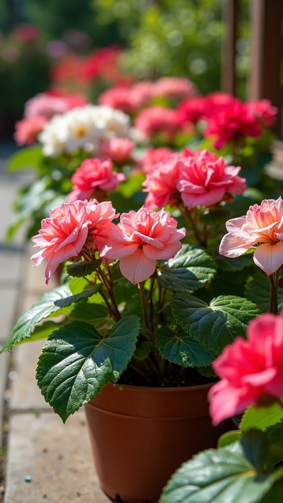 seasonal begonia color swaps