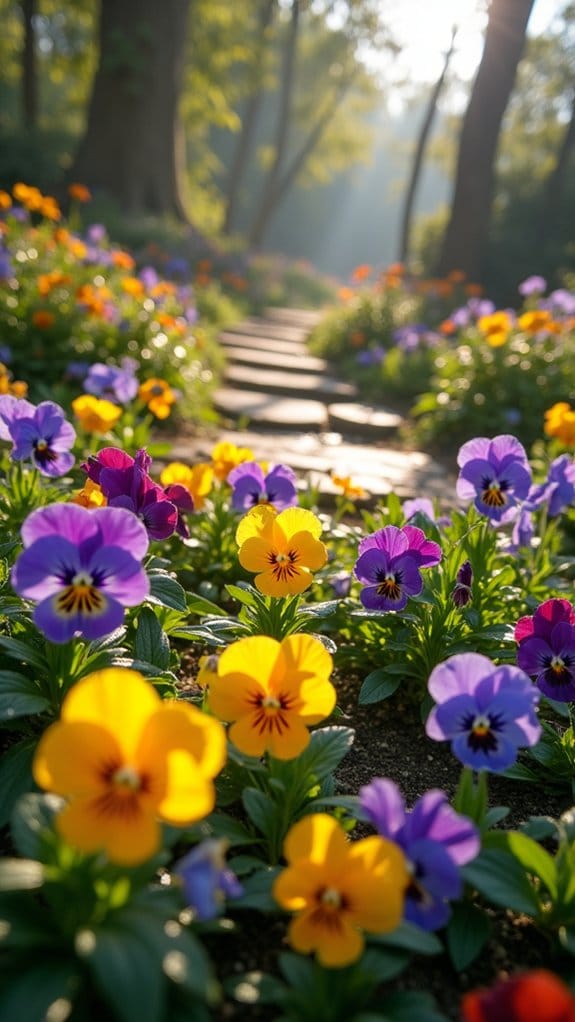 seasonal color garden displays