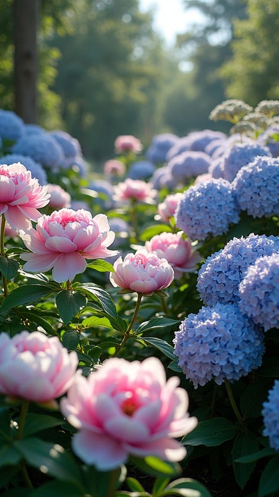 seasonal color transitions garden