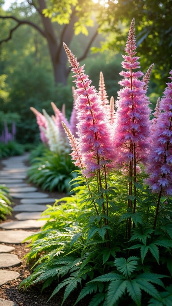 seasonal color with astilbe