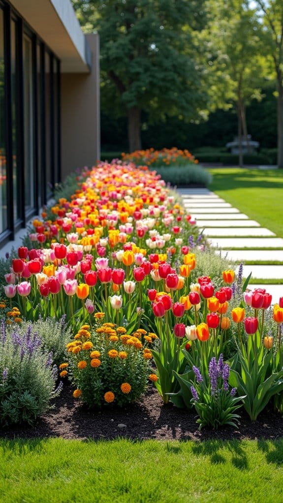 seasonal flower bed rotation