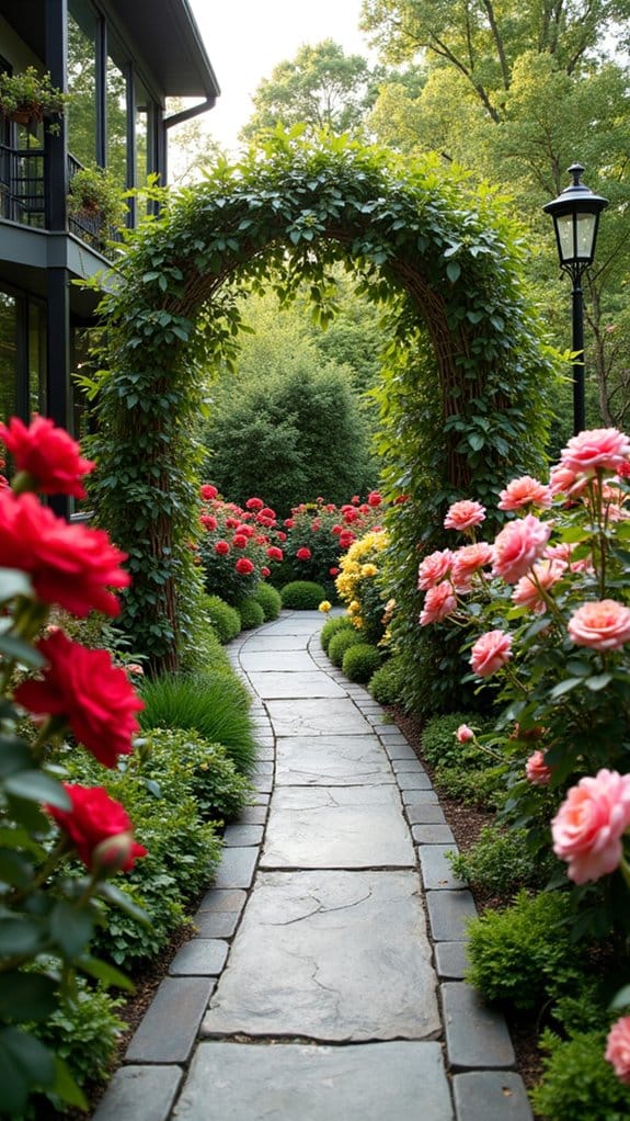 seasonal rose display planning