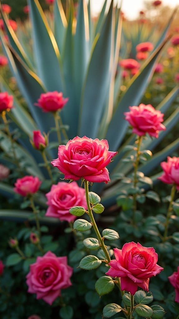 seasonal vibrancy with agave