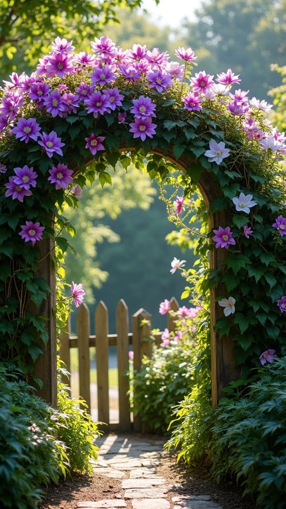 seasonal vibrant clematis transformations