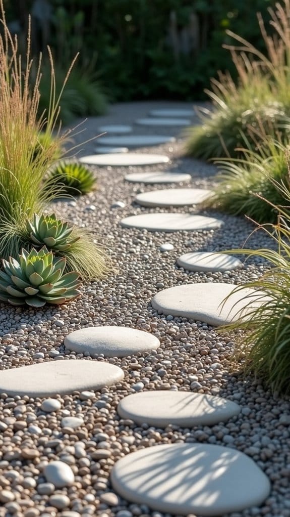 serene low maintenance landscaping solution