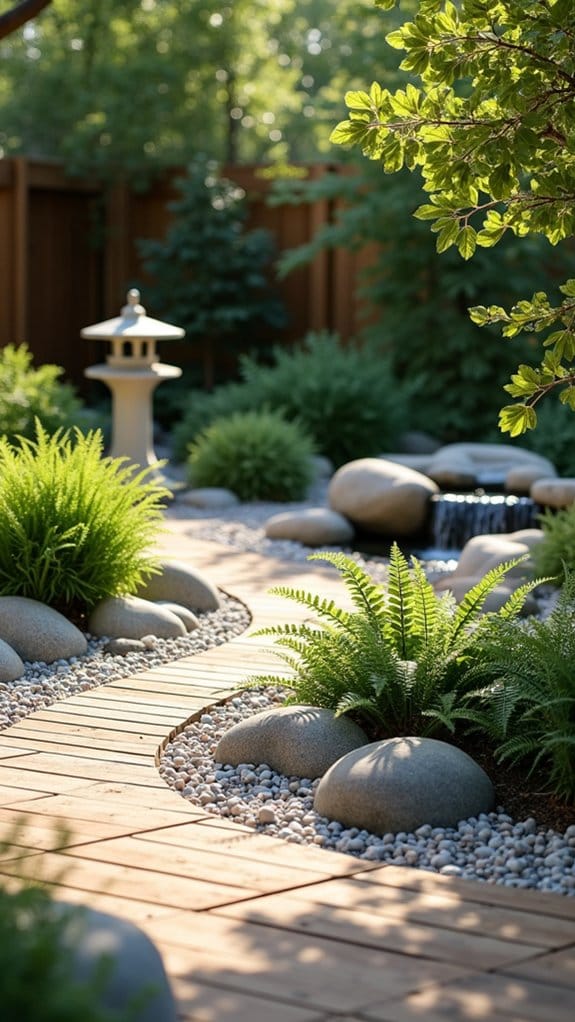 serene stone garden retreat