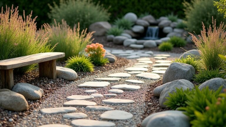 simple diy rock landscaping