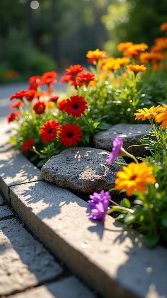 sleek durable low maintenance edging