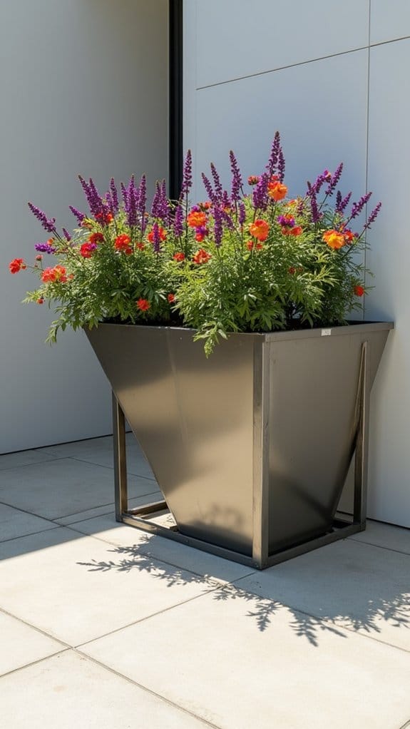 sleek durable metal frames