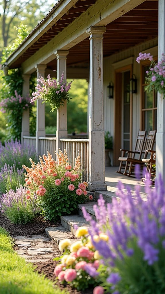 soothing aromatic flower garden