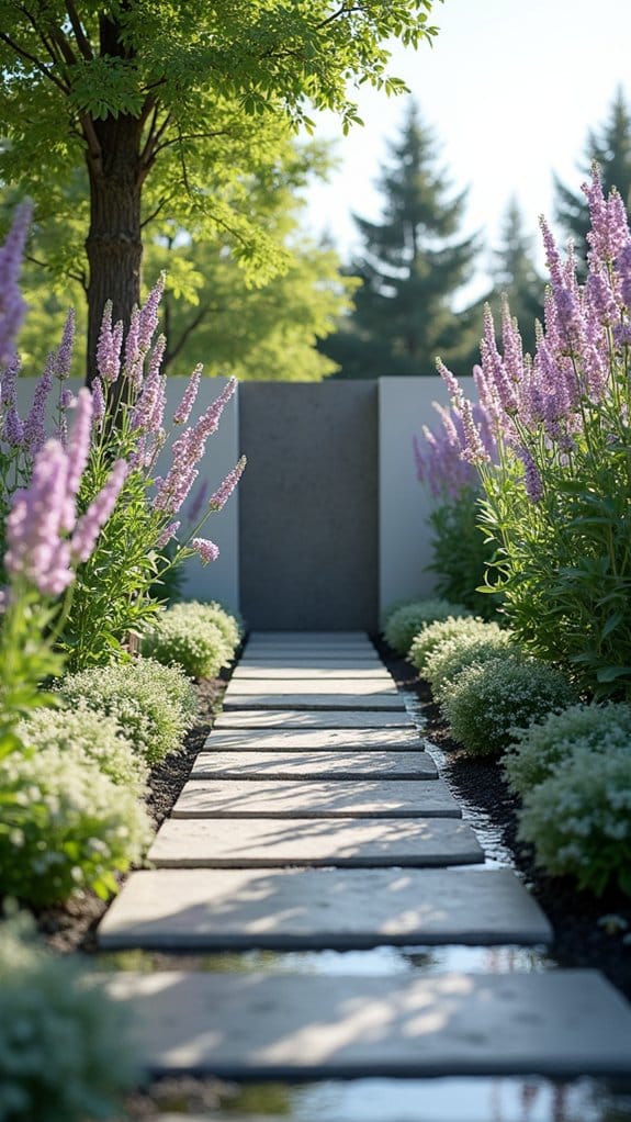 soothing minimalist water wall