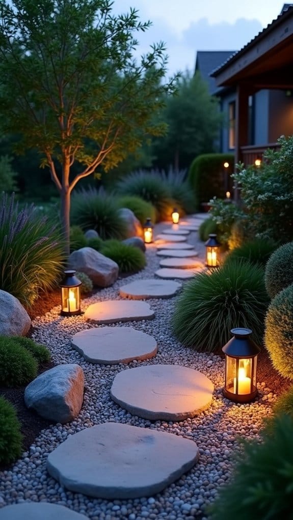 stone pathway lighting charm