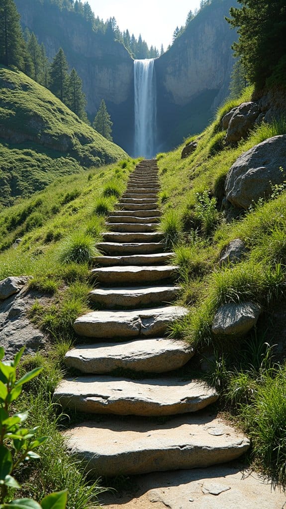 stone steps for accessibility