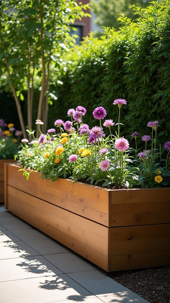 structured and organized planting