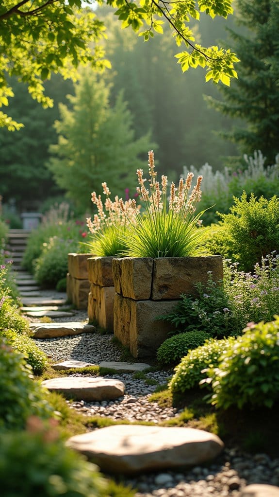 stunning rustic raised planters