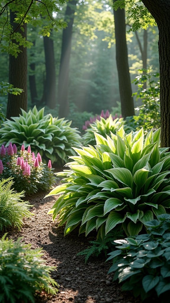 stunning shade perennial combinations