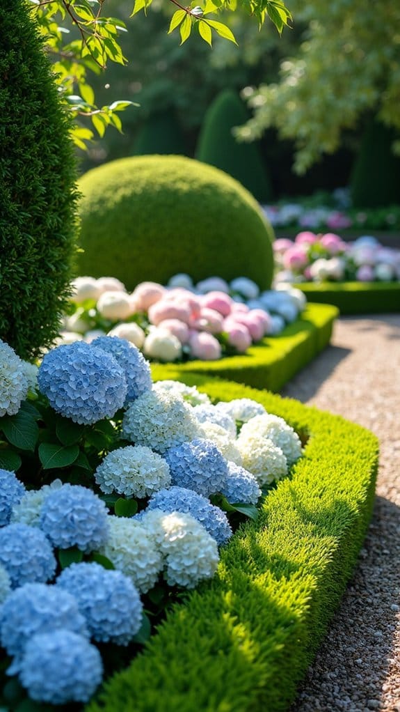 stunning textured hydrangea layers