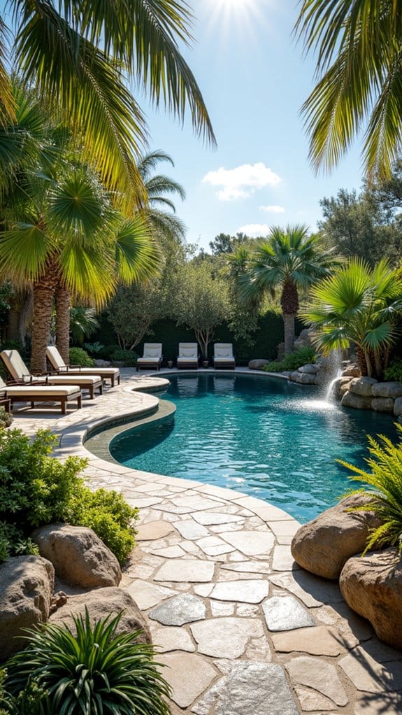 stylish durable poolside aesthetics