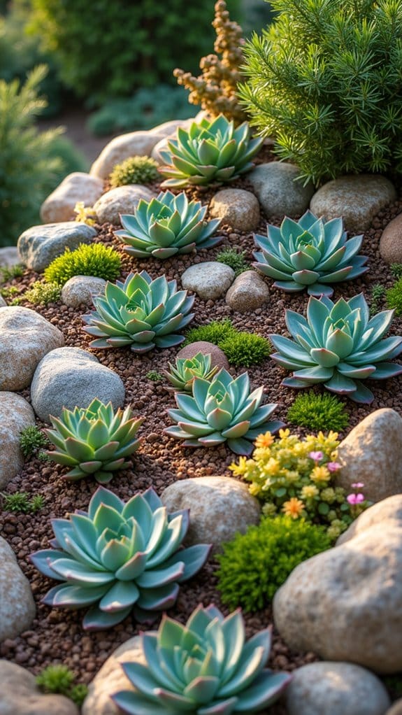 succulents in unique containers