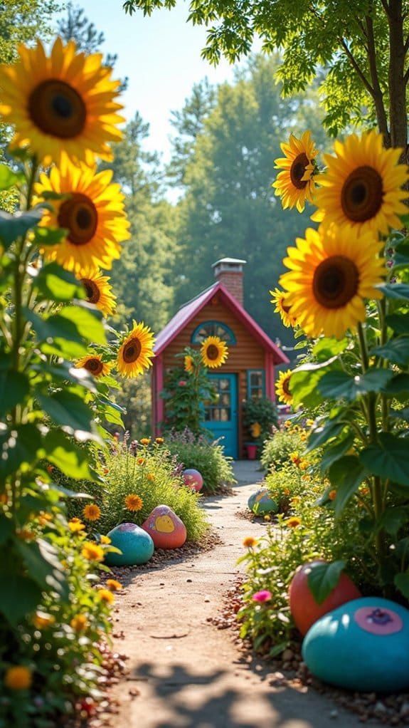 sunflowers enhance children s gardening