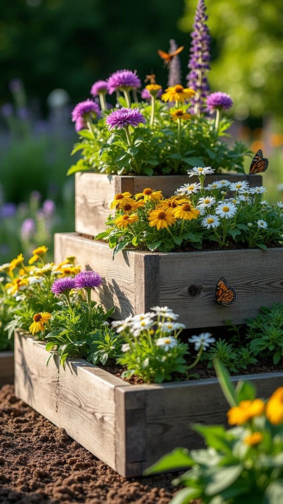 sustainable native flower planters