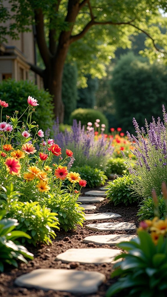 themed flower bed ideas