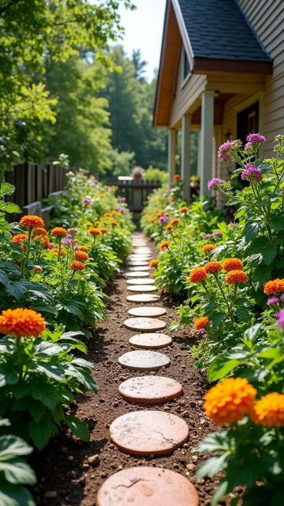 transforming side yards beautifully