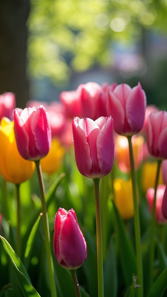 tulips for shaded gardens