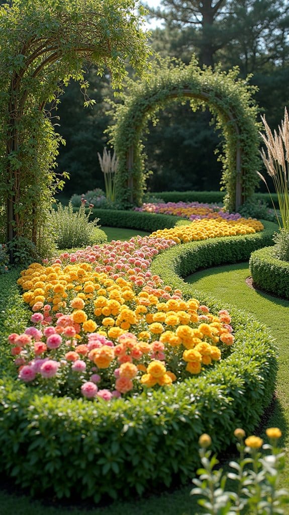 vertical elements enhance gardens