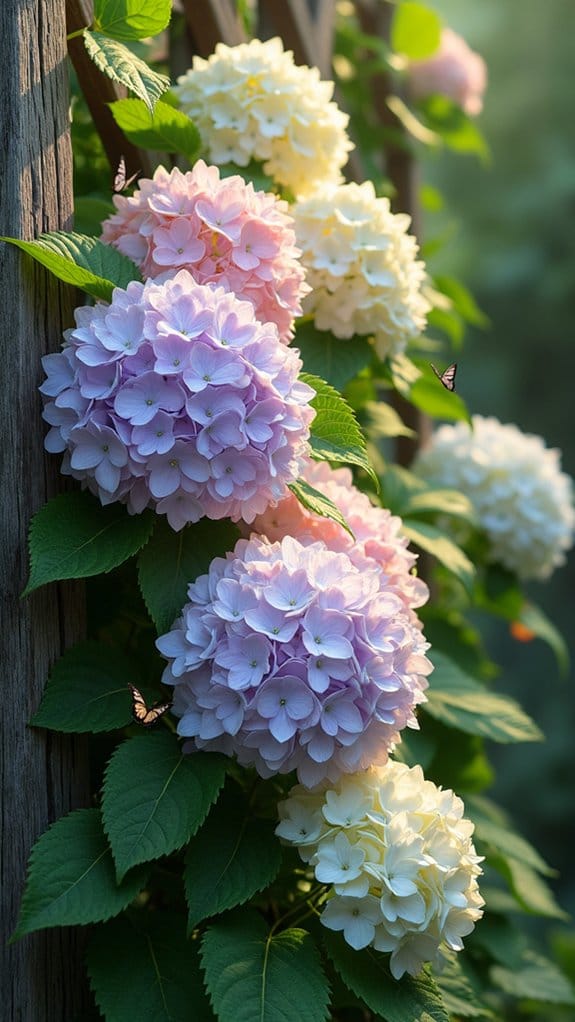 vertical hydrangea garden design