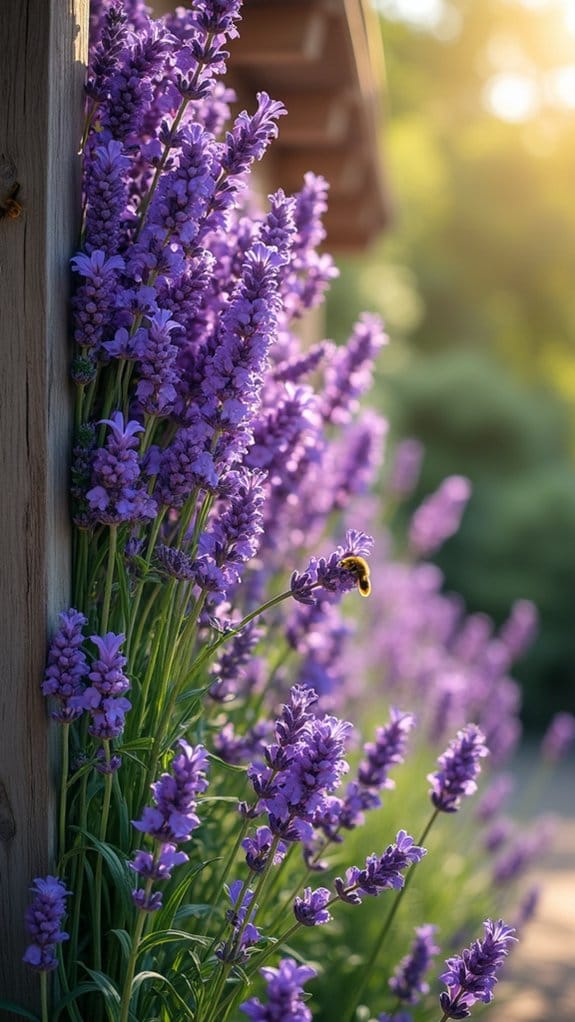 vertical lavender garden elegance