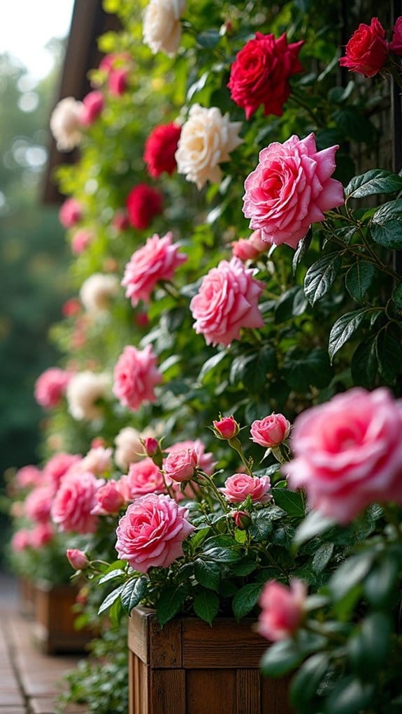 vertical rose garden transformation
