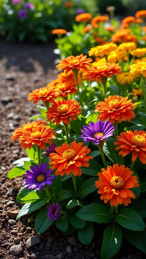 vibrant annual flower combinations