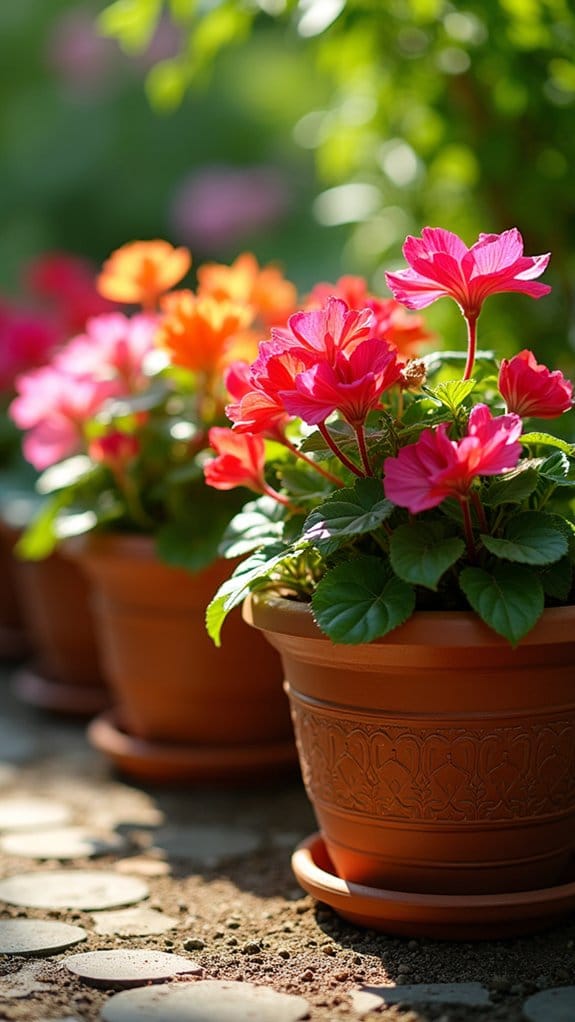 vibrant begonia garden focal points